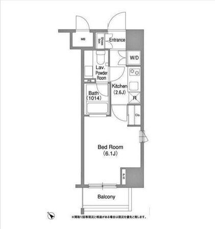 コンフォリア両国DEUXの物件間取画像